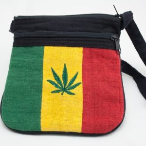 Sac Chanvre Cannabis Bandoulière Zip