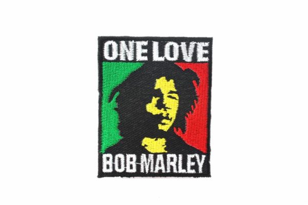 Ecusson Bob Marley One Love à Coudre ou à Coller