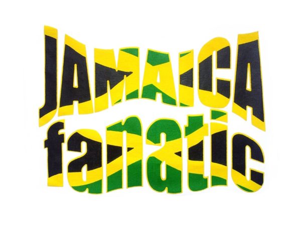 T-Shirt Blanc Homme Jamaica Fanatic Manches Courtes en Coton