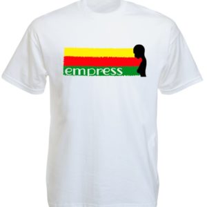 Tee-Shirt Blanc Empress Impératrice Menen Asfaw Manches Courtes