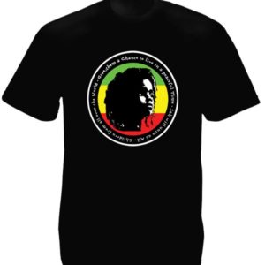 Rasta Baby T-Shirt Noir en Coton Bio Pacifiste pour Homme