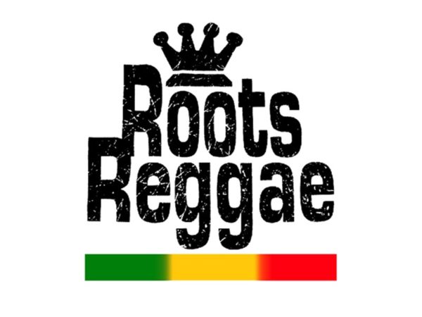 Roots Reggae T-Shirt Blanc Manches Courtes en Coton Pour Homme