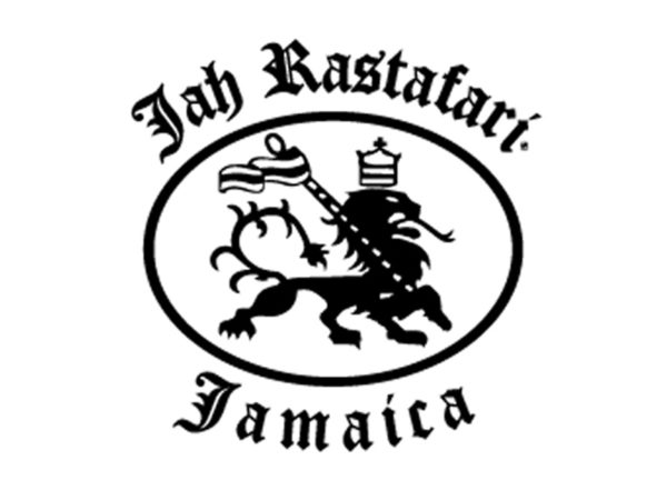 Logo Lion de Juda Stylise T-Shirt Blanc Manches Courtes Rastafari pour homme