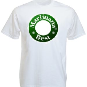 Tee-shirt Best Marijuana Blanc