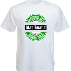 Best Marihuana Tee-shirt Blanc
